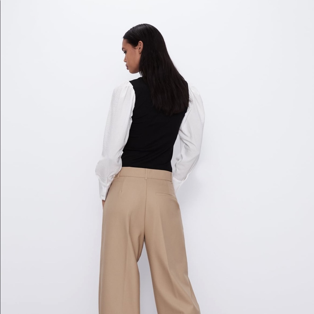 CONTRASTING TOP TRF - Picture 6 of 10
